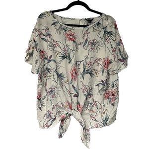 Buffalo David Britton Tie Front Blouse